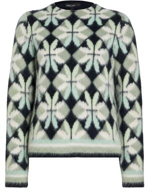 Marc Cain Sweater Polyamide, Alpaca Wool, Wool, Mohair Wool, Acrylic - Green