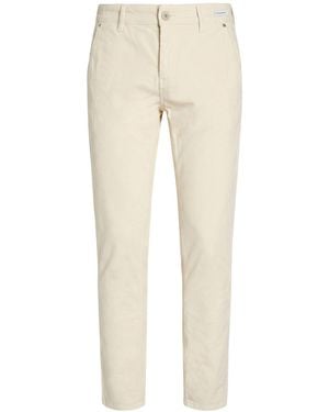 UNIFORM Ivory Trousers Cotton, Modal, Elastane - Natural