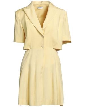 Sandro Cutout Waist Shirtdress - Yellow