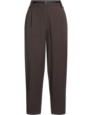 Souvenir Clubbing Dark Trousers Polyester, Viscose, Elastane - Grey