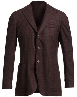 Santaniello Blazer Wool, Polyamide, Polyester - Brown