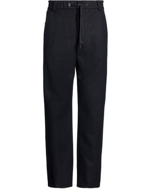Moncler Midnight Pants Virgin Wool - Blue