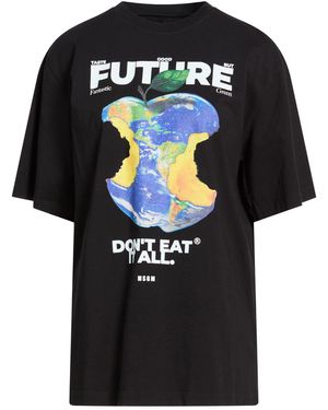 MSGM T-Shirt Organic Cotton - Black
