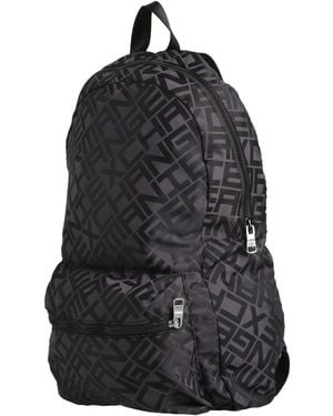 ARMANI EXCHANGE Charcoal Backpack Polyester - Black