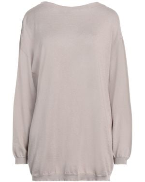 Alpha Studio Taupe Jumper Cotton, Cashmere - Grey