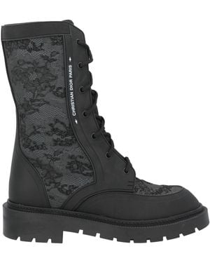 Dior Boot Rubber, Textile Fibres - Black