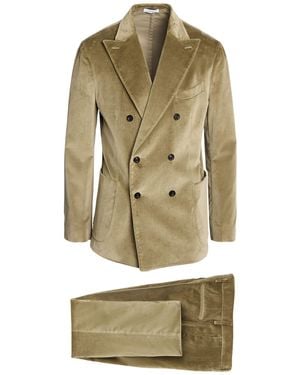 Boglioli Suit Cotton, Elastane - Green