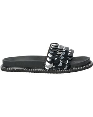 De Siena Sandals Textile Fibers - Black