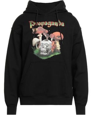 Propaganda Sweatshirt Cotton - Black