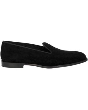 Dior Loafers Textile Fibers - Black