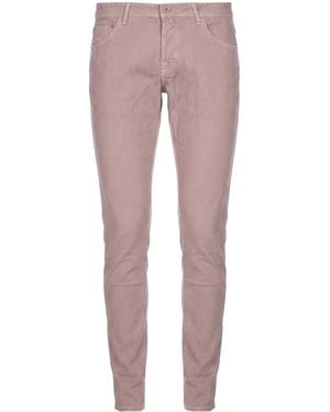 Jacob Cohen Light Trousers Cotton, Elastane, Polyester - Pink