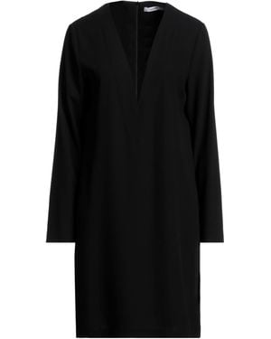 LANACAPRINA Mini Dress Polyester, Elastane - Black