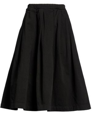 Societe Anonyme Midi Skirt Cotton - Black
