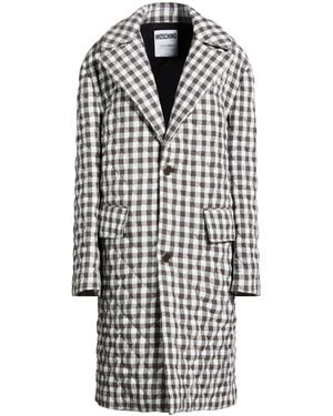 Moschino Couture Dark Coat Cotton - White
