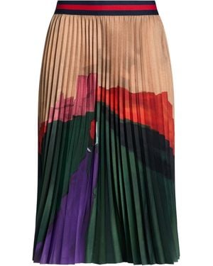 Stella Jean Midi Skirt - Red