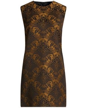 Max Mara Mini Dress Virgin Wool, Polyamide - Brown