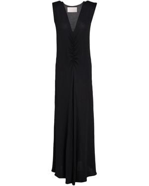 Circus Hotel Maxi Dress Viscose, Polyamide - Black