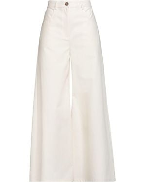 Rochas Pants Cotton, Polyester - White