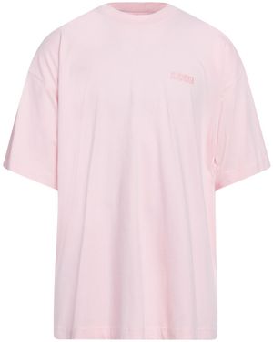 Vetements Camiseta - Rosa