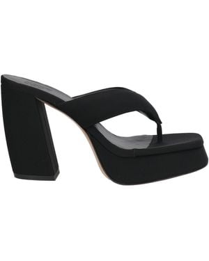Gia Borghini Thong Sandal - Black