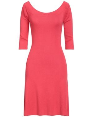 Liu Jo Mini Dress Viscose, Nylon - Pink