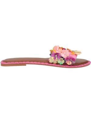 De Siena Sandals Textile Fibers - Pink