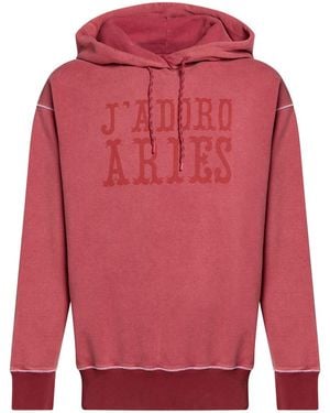 Aries Sweatshirts - Red