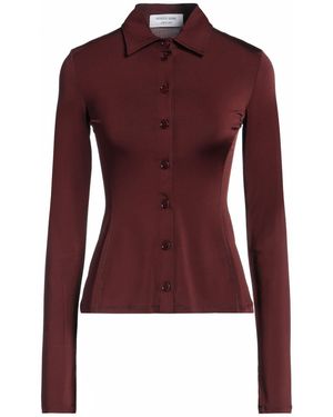 Marine Serre Shirt Viscose, Elastane - Red