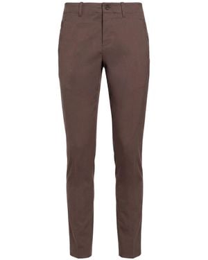 Gaelle Paris Trousers Polyester, Virgin Wool, Elastane - Brown