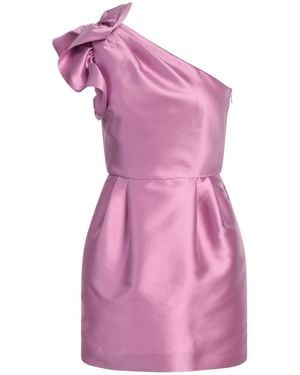 Emporio Armani Mini Dress Polyester, Silk - Purple