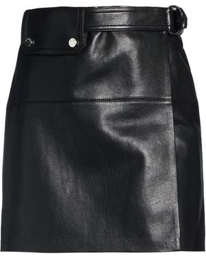Nanushka Mini Skirt Polyurethane - Black