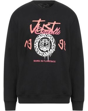 Just Cavalli Sweatshirt Cotton, Elastane - Black