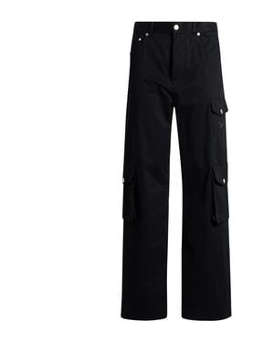 Moschino Pants Cotton, Elastane - Black
