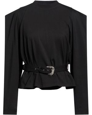Versace Jeans Couture Top Cotton, Elastane - Black
