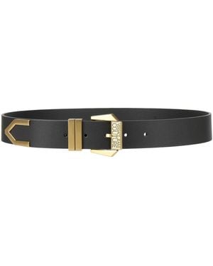 Versace Jeans Couture Belt Calfskin - Black
