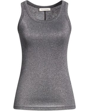 Manila Grace Tank Top Polyester, Viscose, Polyamide, Elastane - Gray