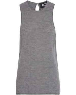 Alpha Studio Top Wool - Gray