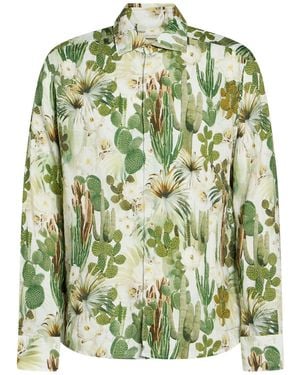 Stenströms Shirt Linen - Green