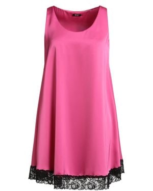 Liu Jo Fuchsia Mini Dress Polyester - Pink