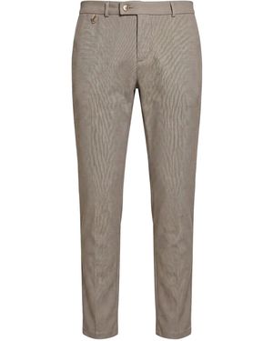 Bugatti Khaki Pants Polyester, Viscose, Elastane - Gray