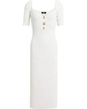 Elisabetta Franchi Vestito Midi - Bianco