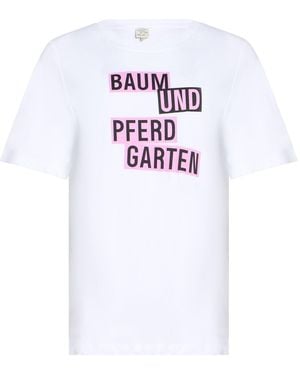 Baum und Pferdgarten T-Shirt Organic Cotton - White