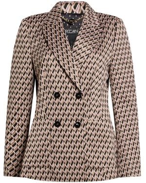 Marc Cain Blazer Polyester, Polyamide, Elastane - Brown