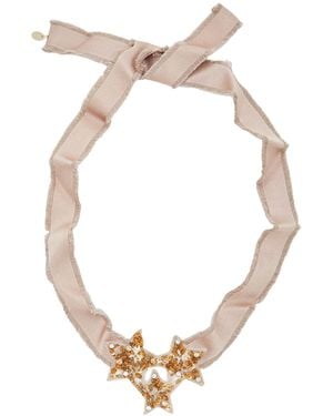 Red(V) Necklace - White