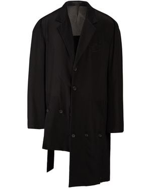 Yohji Yamamoto Blazer Silk - Black