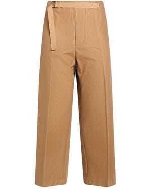 Costumein Camel Trousers Cotton - Natural