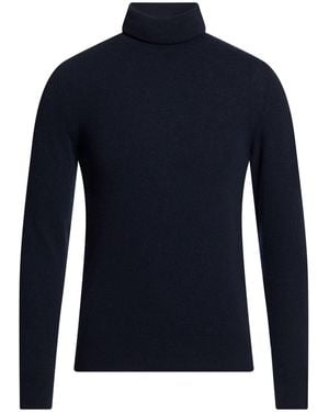 Brian Dales Midnight Turtleneck Wool, Polyamide - Blue