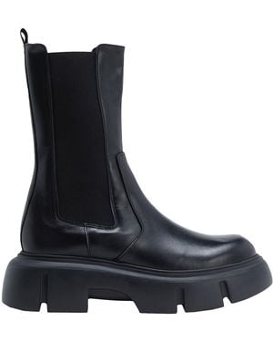 8 by YOOX Botines de caña alta - Negro