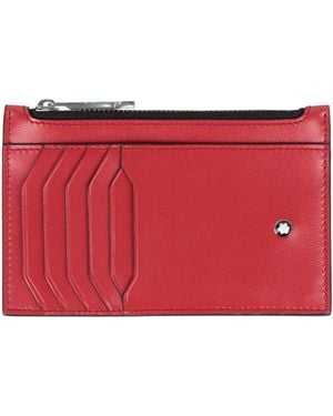 Montblanc Cardholder Leather - Red