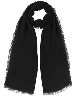 Weekend by Maxmara Scarf Viscose, Modal - Black